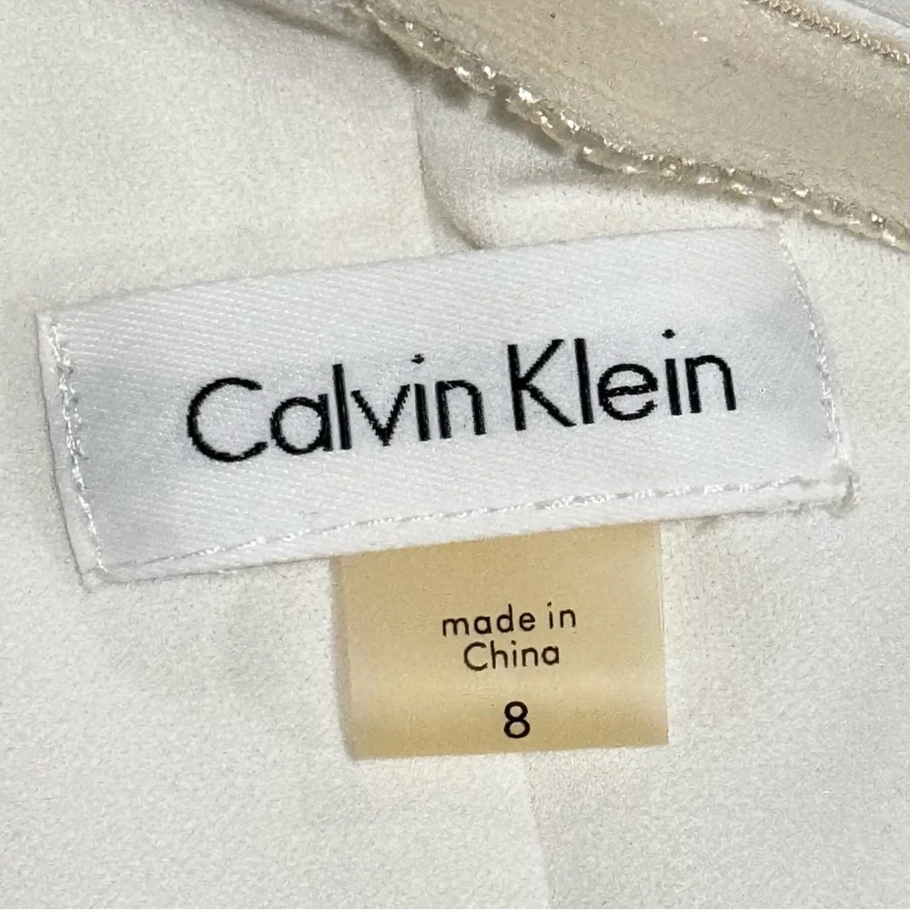 Calvin Klein One-Shoulder White Jumpsuit - Picture 5 of 6